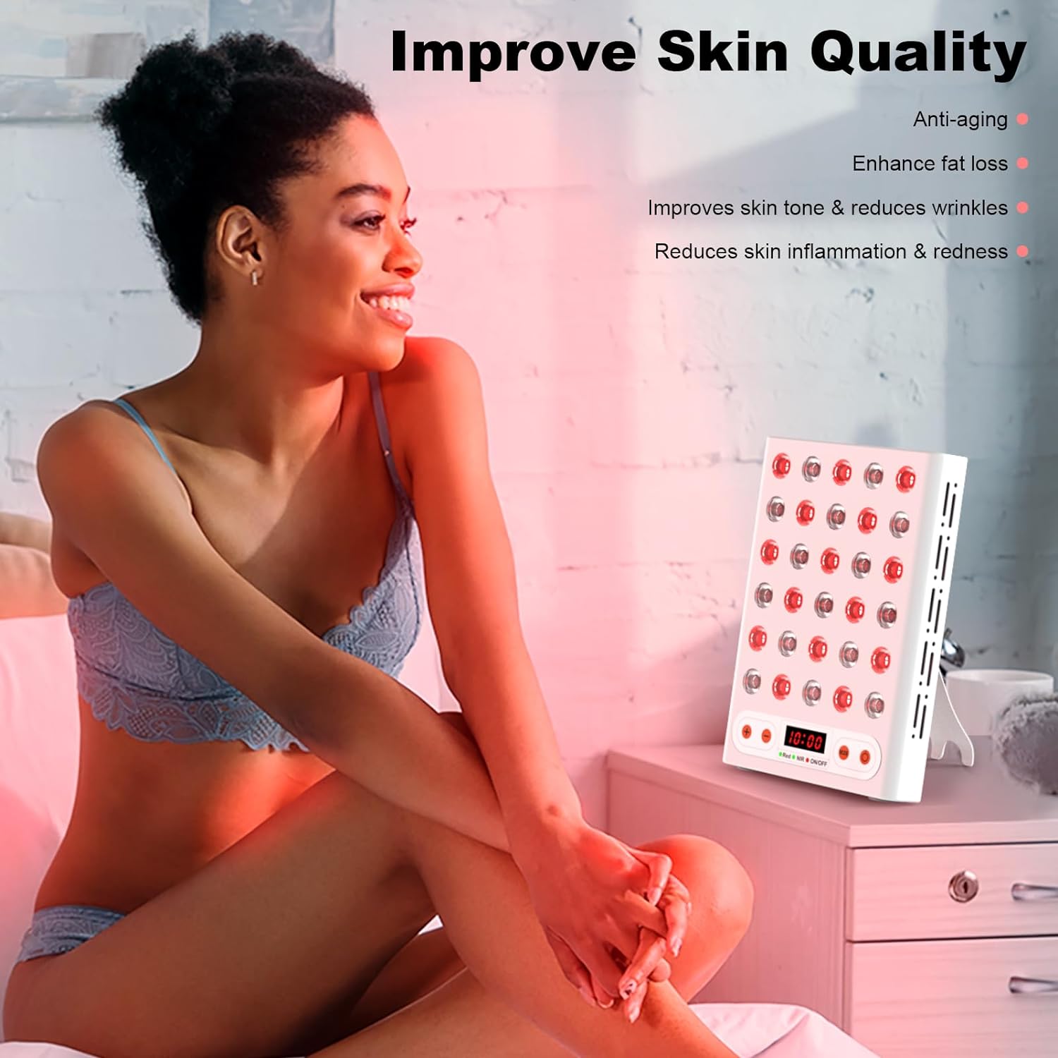 OmyGuard™ Portable Red Light Therapy Panel - Lite