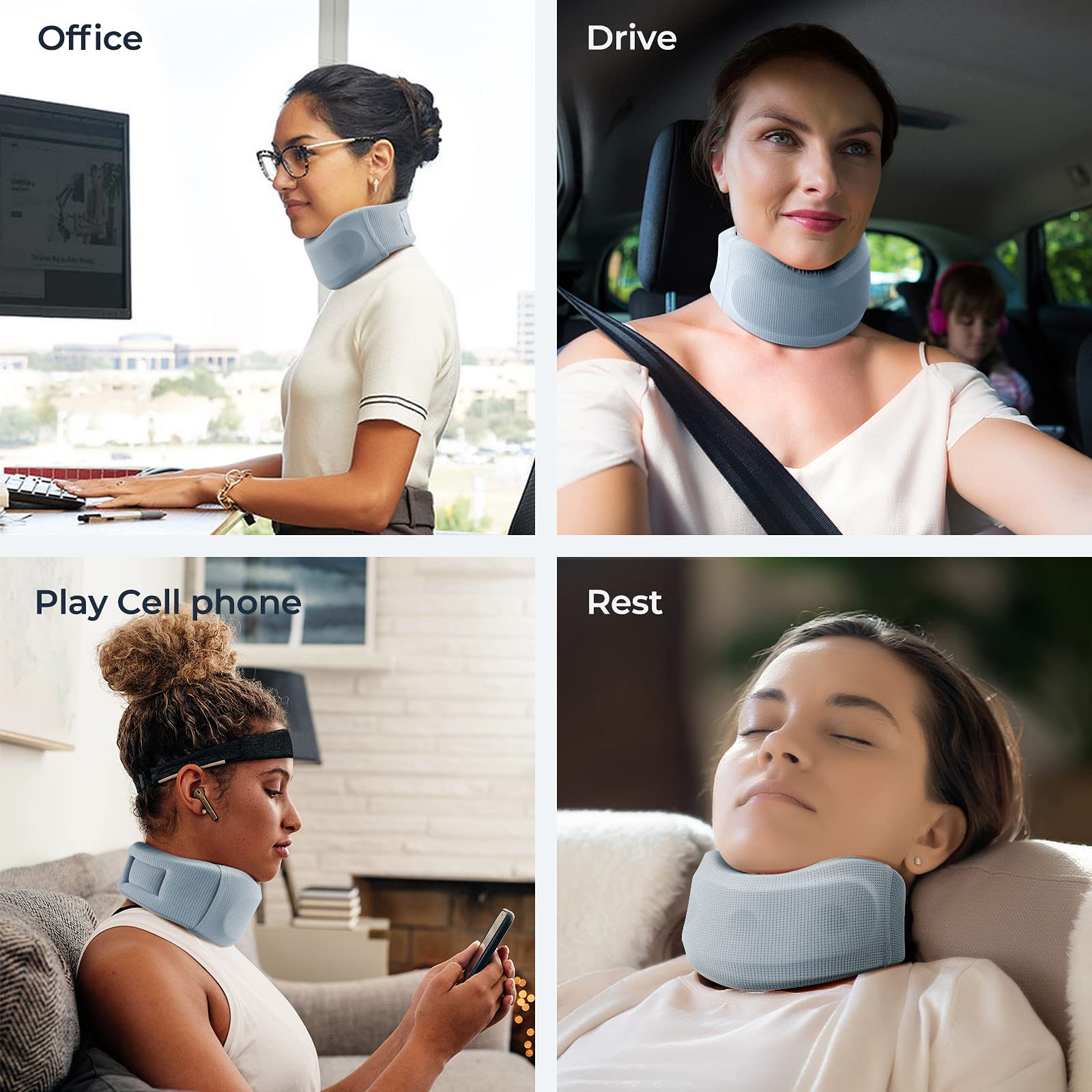 OmyGuard Neck Support Scarf Forward Brace