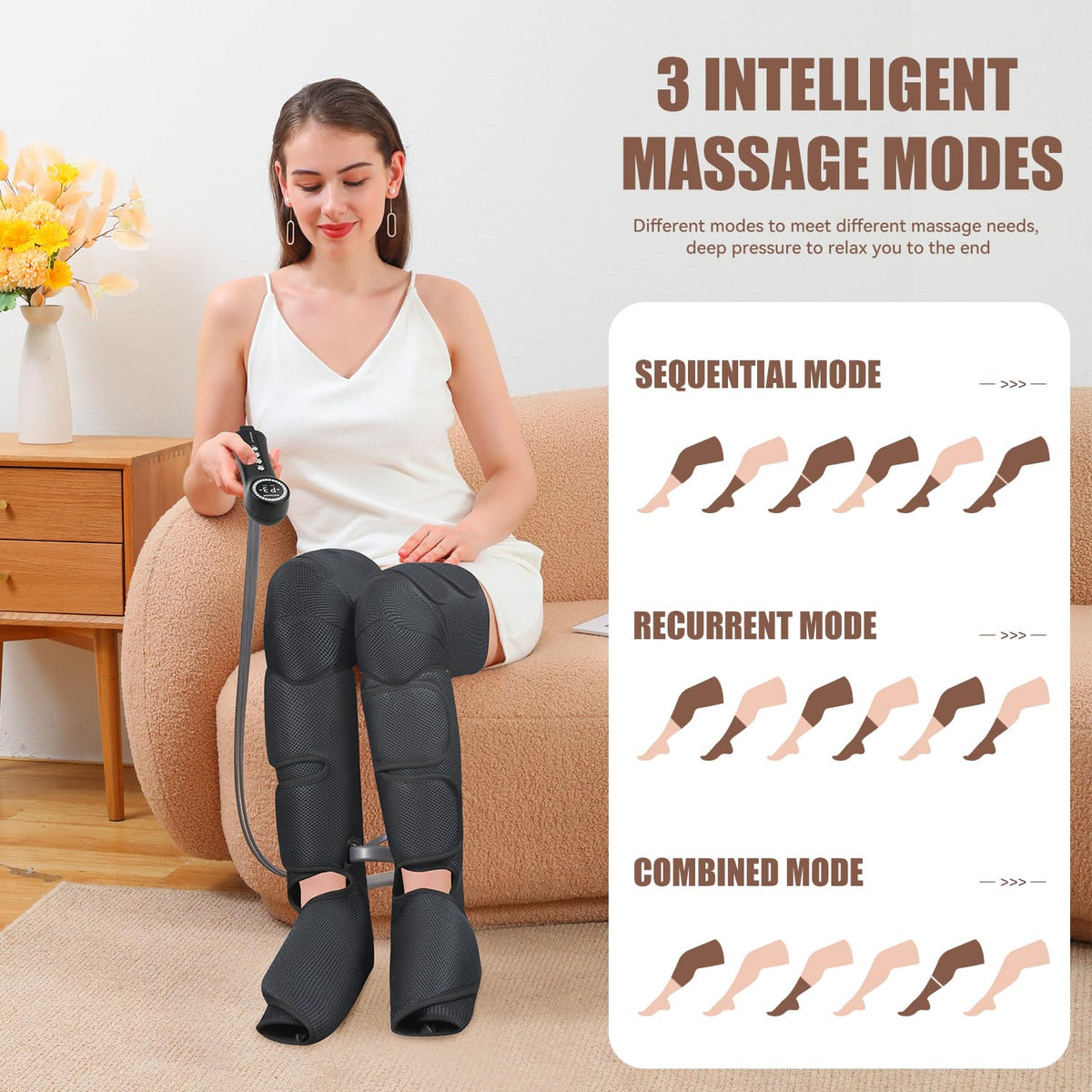 OmyGuard Air Compression Leg Massager -OMGLM004