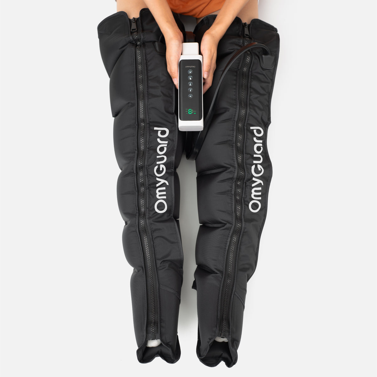 OmyGuard Full 6-Zone Pressure Leg Massager Boots -Corded