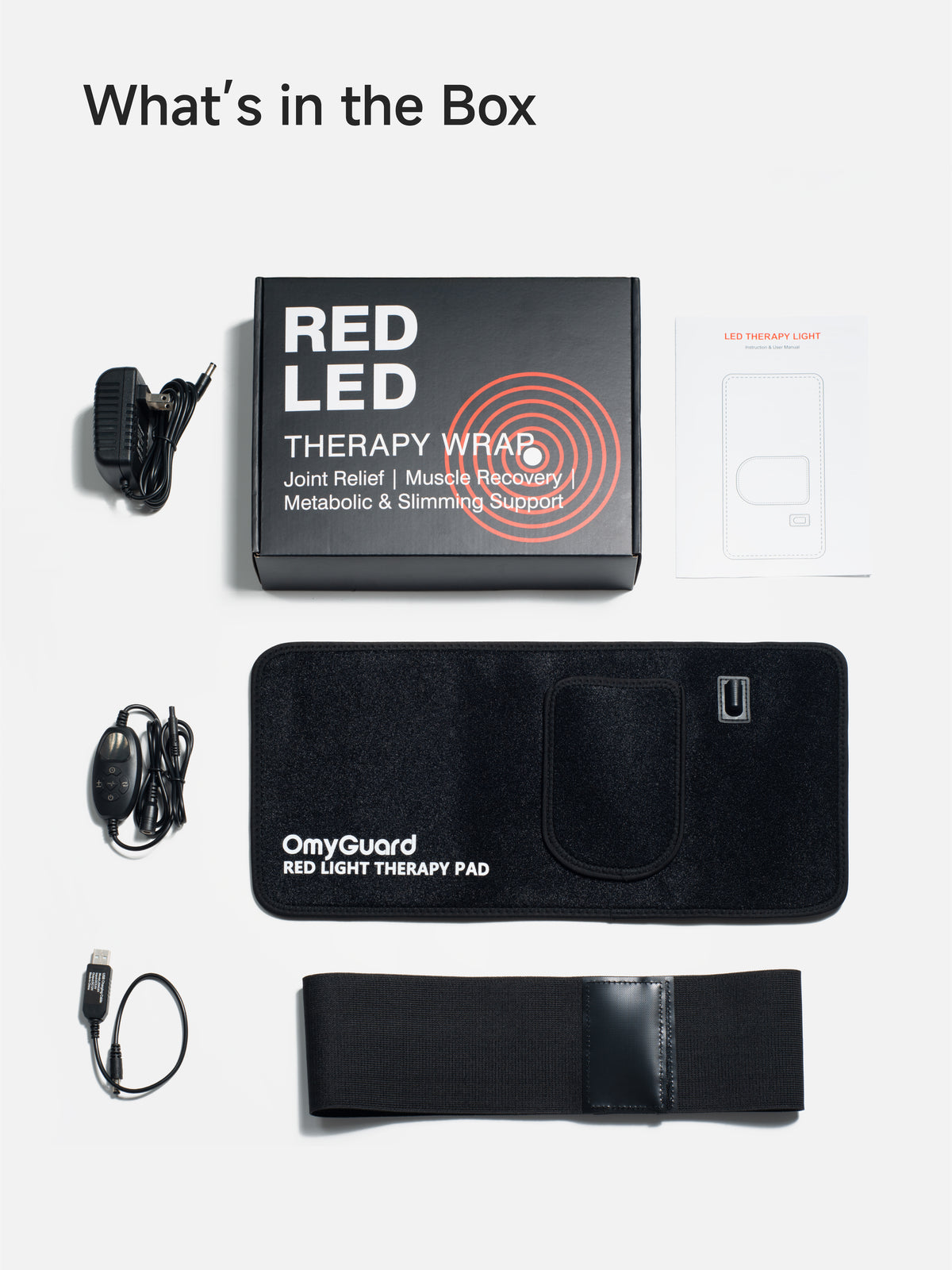 OmyGuard Infrared Red Light Therapy Wrap Belt