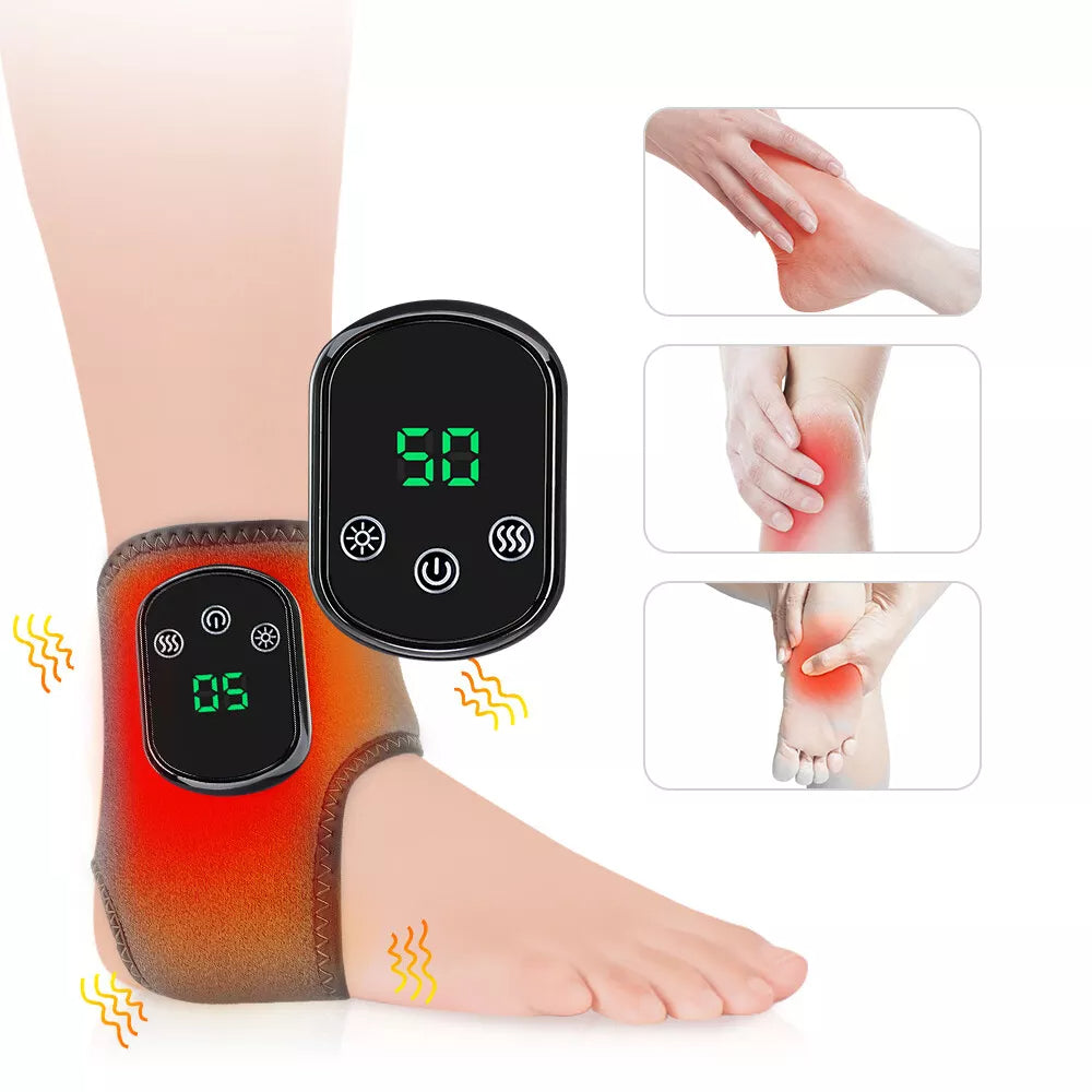 Cordless Hot Compress Therapy Belt for Foot & Ankle Sprain Pain Relief