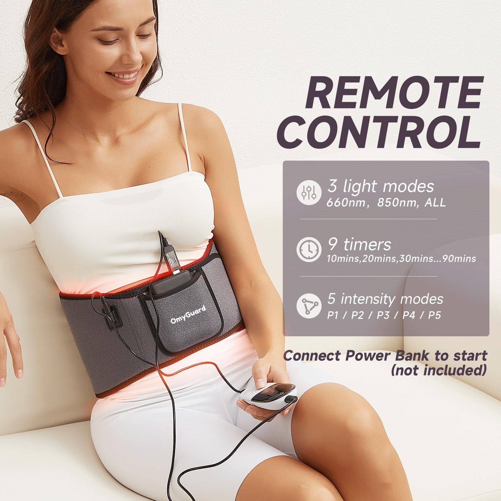 OmyGuard™ Infrared Red Light Therapy Belt