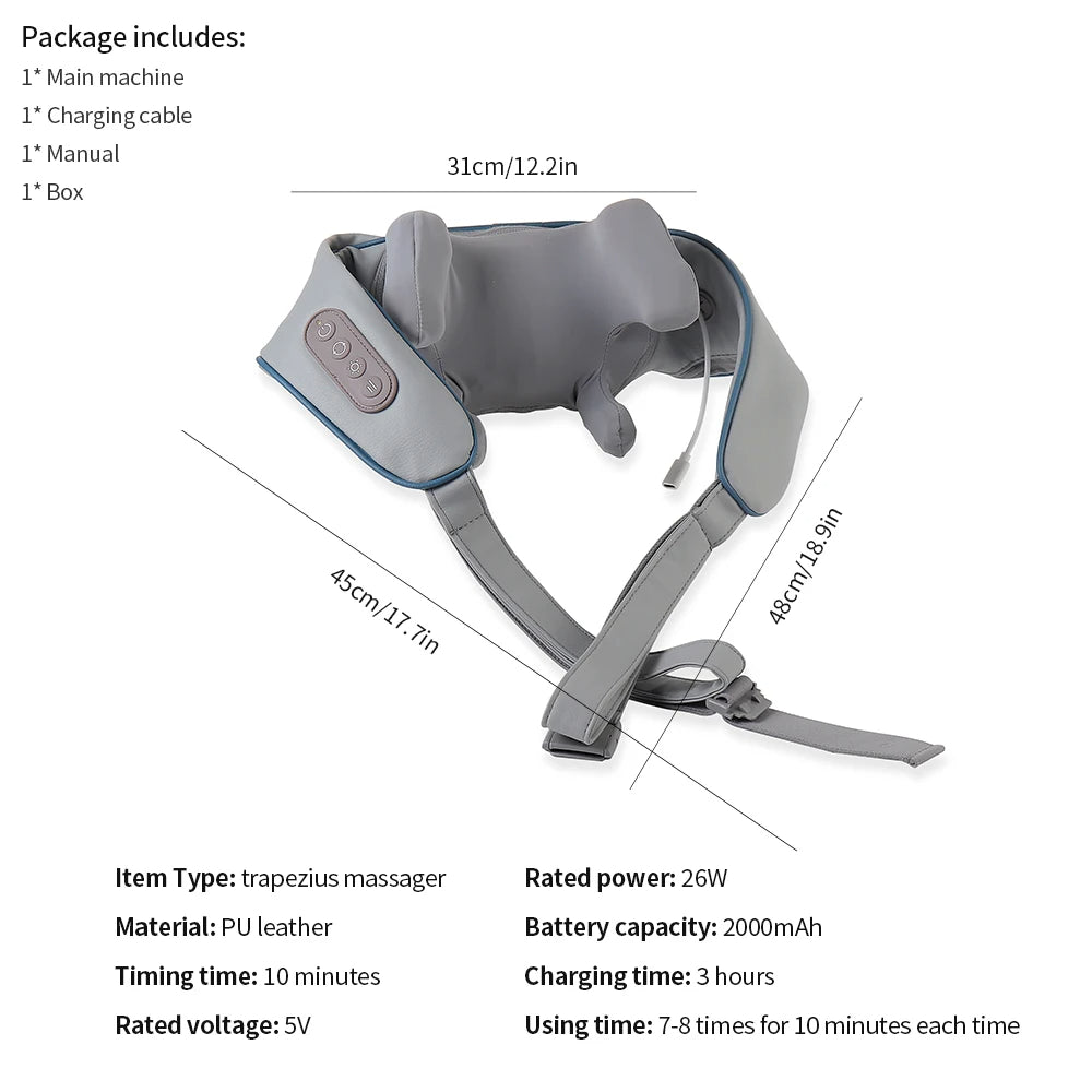 OmyGuard™ Wireless Neck And Back Massager