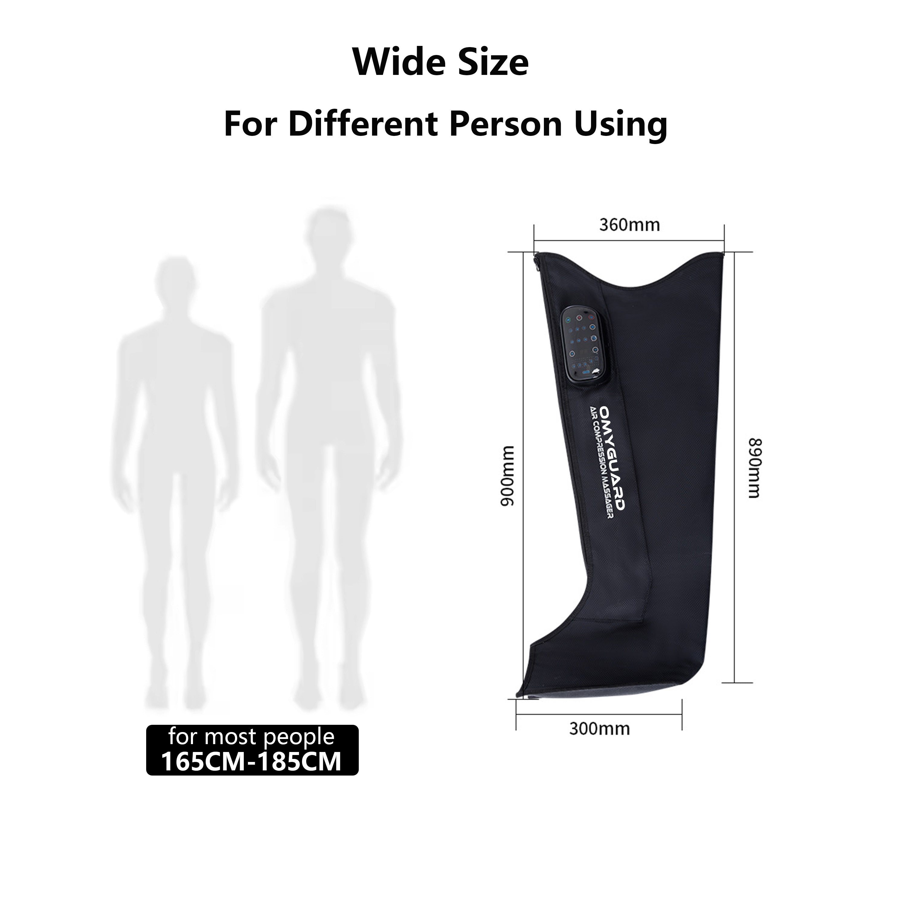 OmyGuard Cordless Leg Compression Recovery Boots