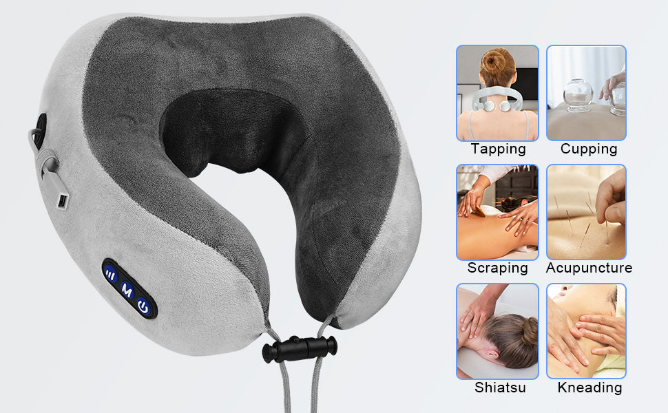 Say Goodbye to Neck Pain: The Travel Neck Massager Pillow That's Your Perfect Travel Companion