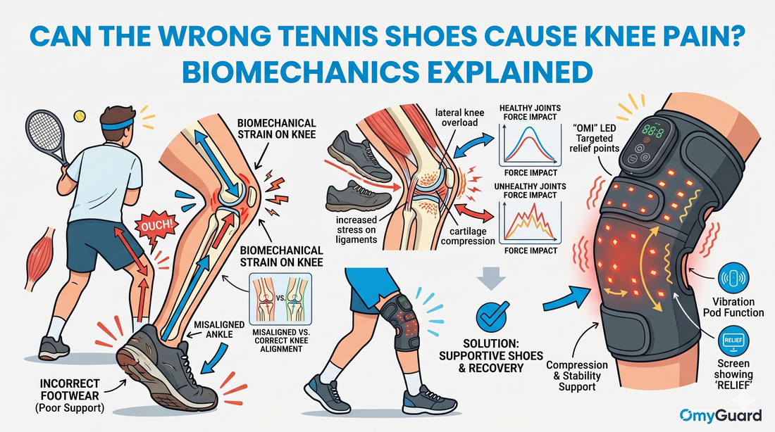 Can the Wrong Tennis Shoes Cause Knee Pain? Biomechanics Explained