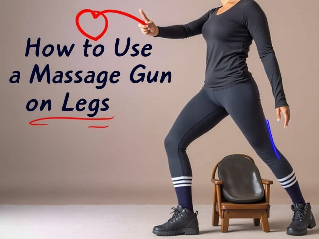 How to Use a Massage Gun on Legs