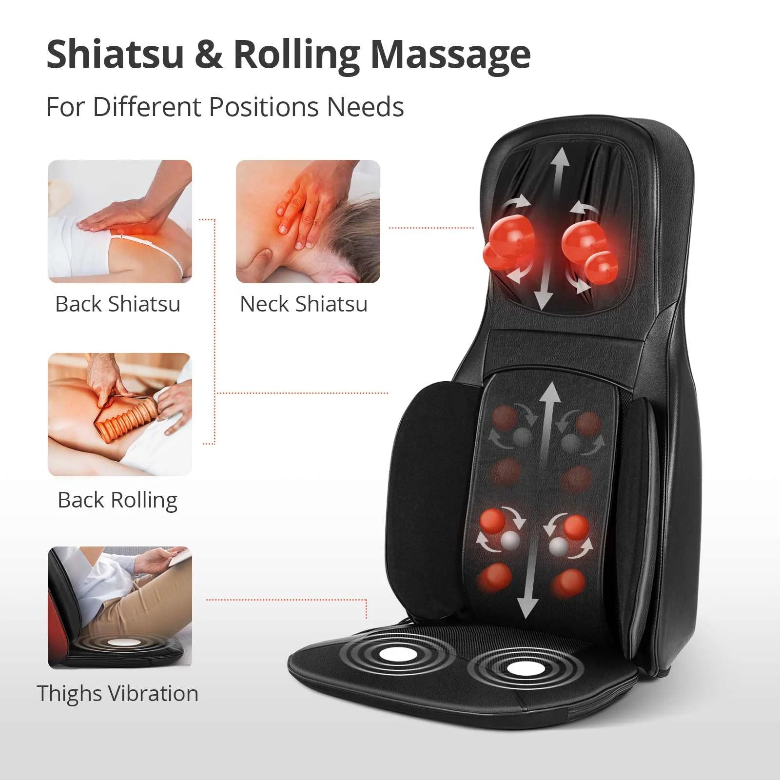 OmyGuard™ 5D Neck & Back Shiatsu Massage Chair