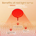 OmyGuard™ Red Light Therapy Lamp for Face- With Adjustable Stand