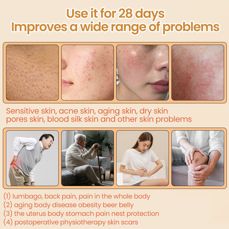 OmyGuard™ Red Light Therapy Lamp for Face- With Adjustable Stand