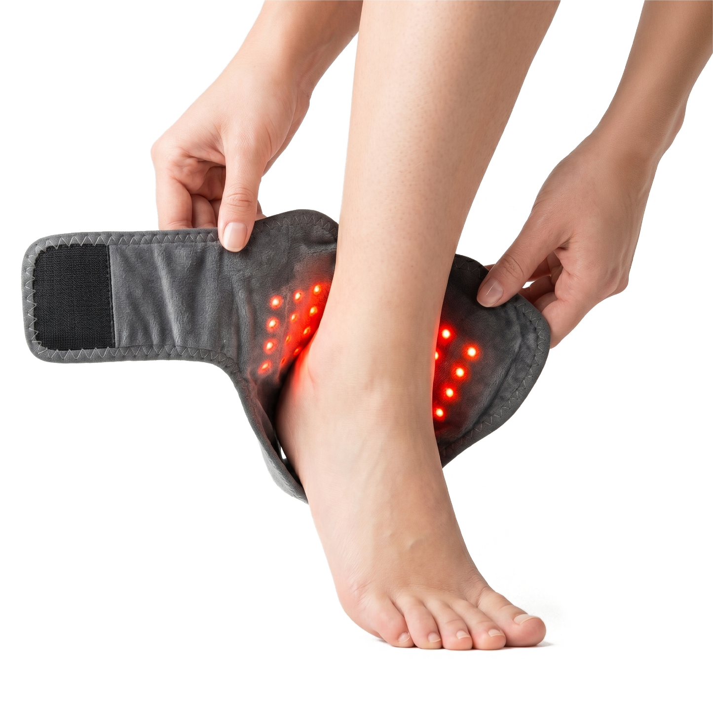 Cordless Heated & Red Light Therapy Belt for Foot & Ankle