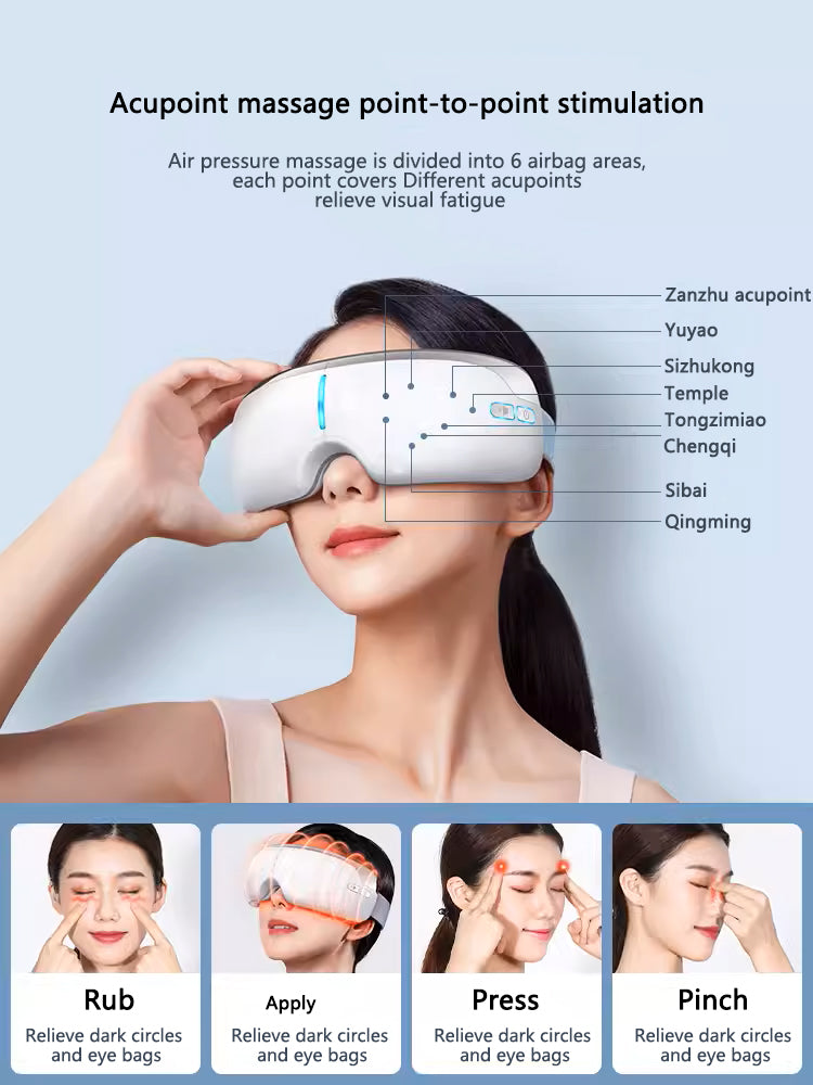 OmyGuard™ Air Pressure Eye Therapy Massager With Heat