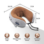OmyGuard™ Travel Neck Massager Pillow, For Neck Pain Relief