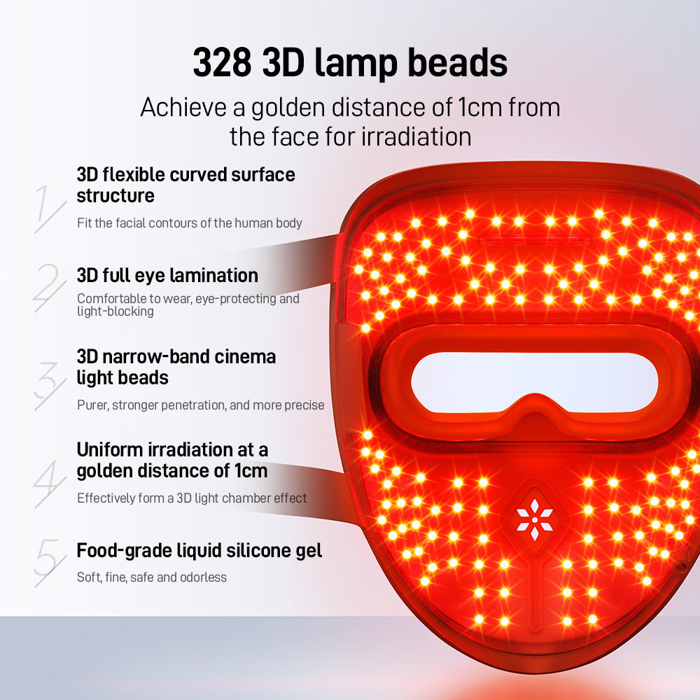 Infrared Red & Blue Light Therapy Mask