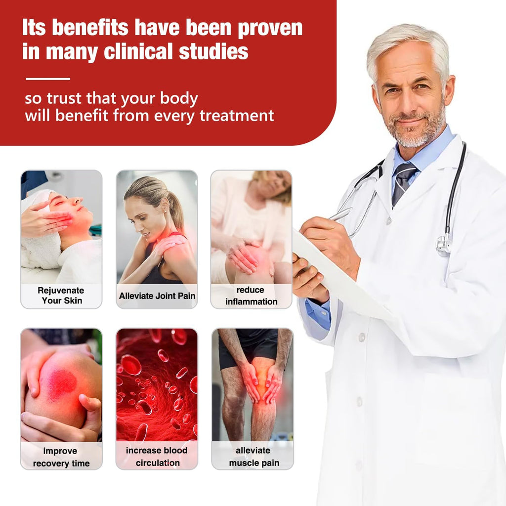 OmyGuard Portable Infrared Red Light Therapy Lamp