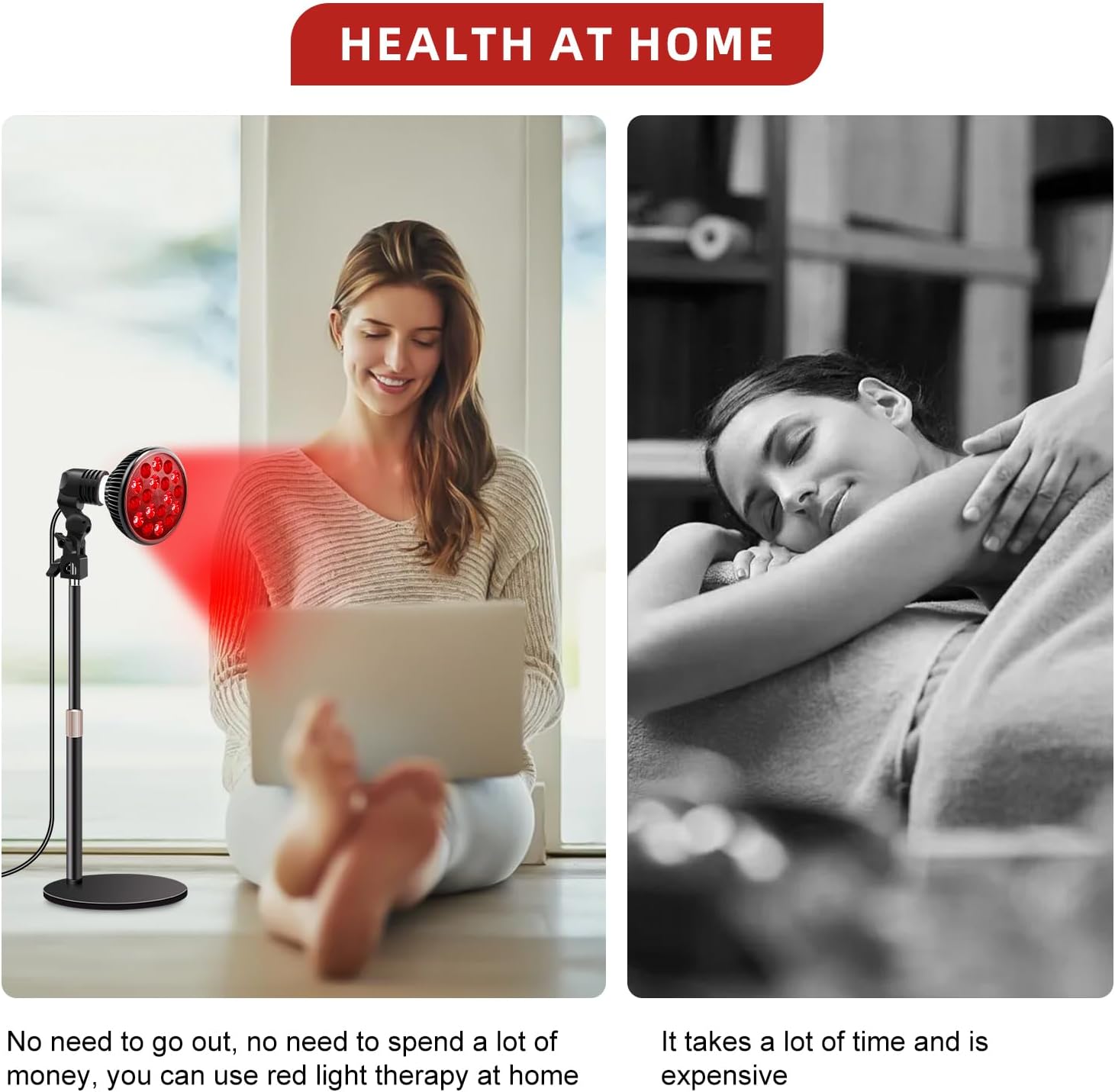 OmyGuard Portable Infrared Red Light Therapy Lamp