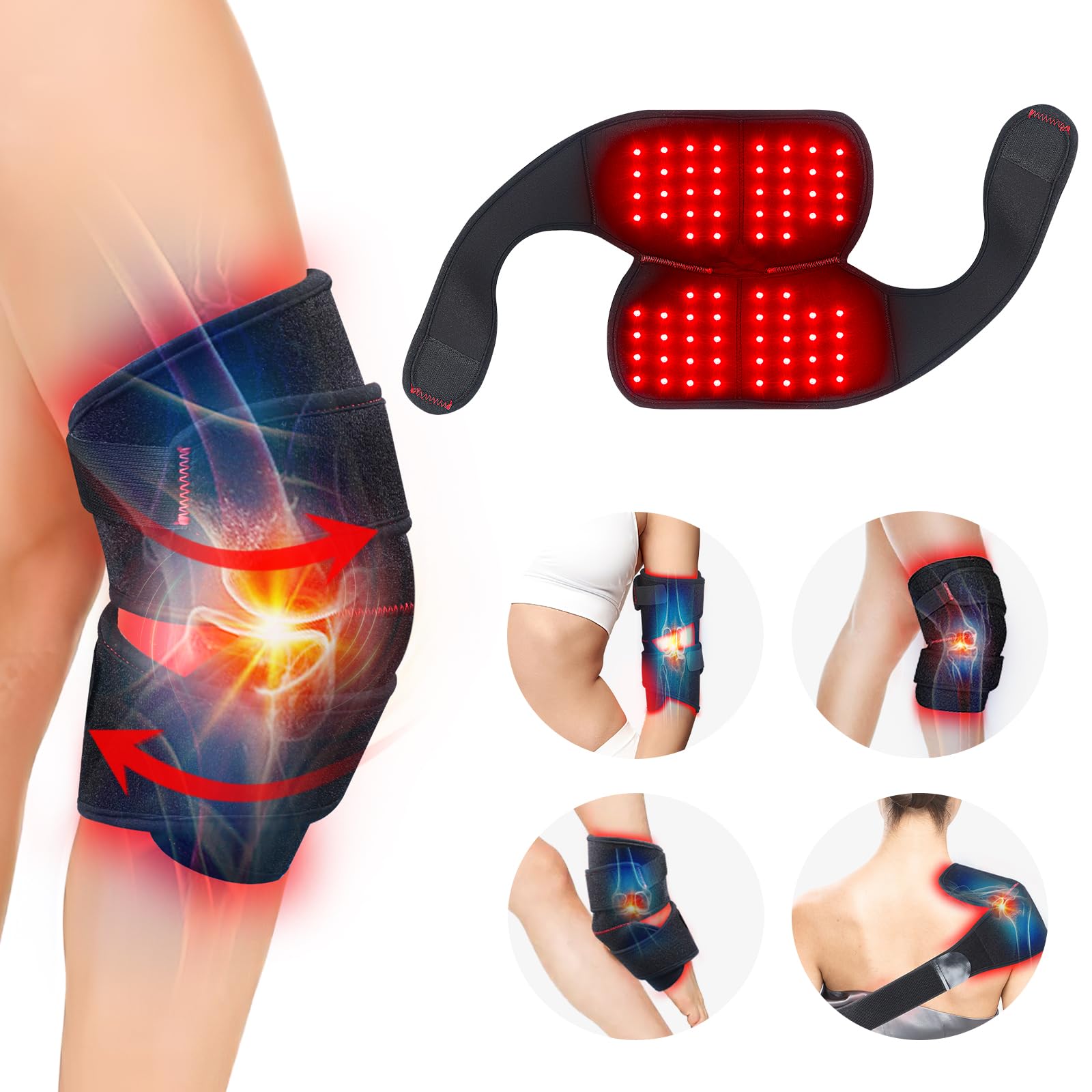 OmyGuard Red Light Therapy Belt for Knee & Shoulder
