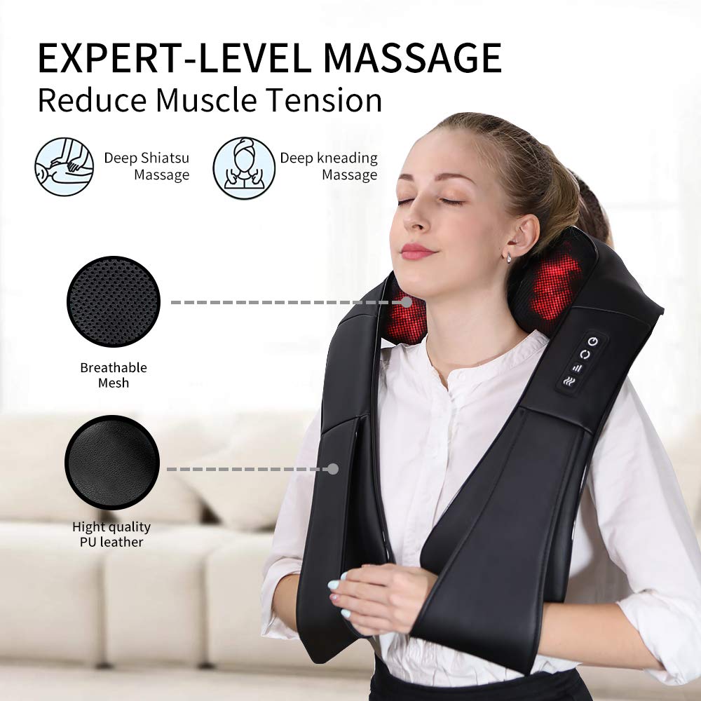 OmyGuard™ Deep Tissue 3D Kneading Neck Massager