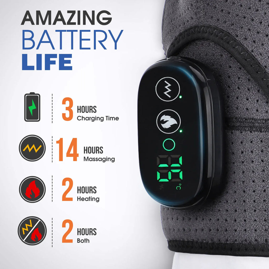 Cordless Hot Compress Therapy Belt for Shoulder Sprain Pain Relief