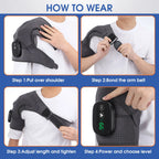 Cordless Hot Compress Therapy Belt for Shoulder Sprain Pain Relief