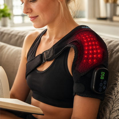 Cordless Hot Compress Therapy Belt for Shoulder Sprain Pain Relief