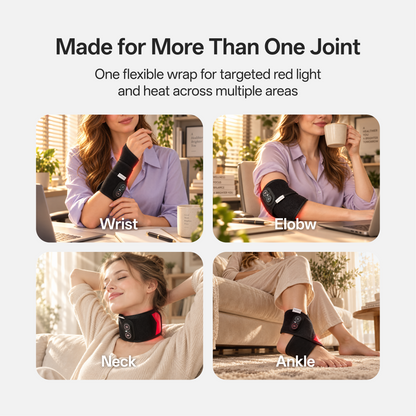 Cordless Multi-Joint Red Light & Heated Therapy  Wrap