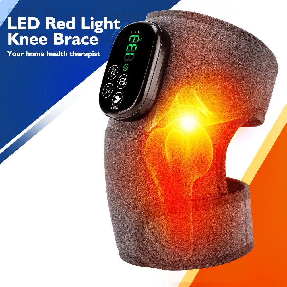 Cordless Hot Compress Red Light Therapy Belt for Shoulder &Knee Pain Relief