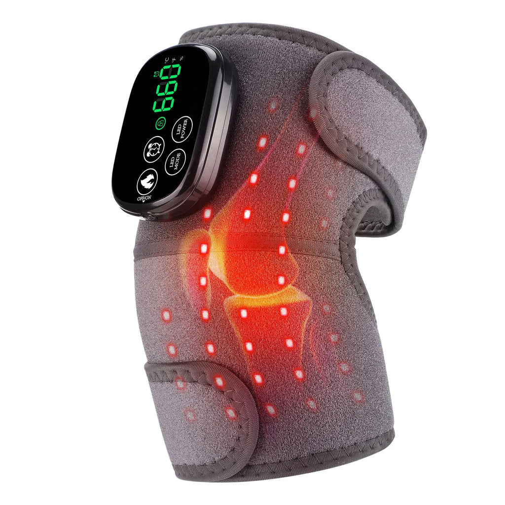 Cordless Hot Compress Red Light Therapy Belt for Shoulder &Knee Pain Relief