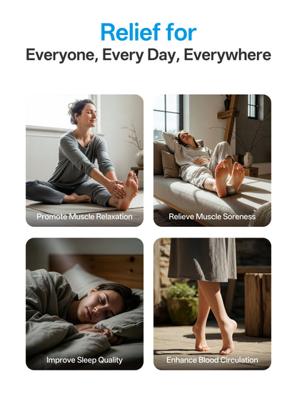 OmyGuard  Cordless 2-in-1 Shiatsu & EMS Foot Circulation Massager