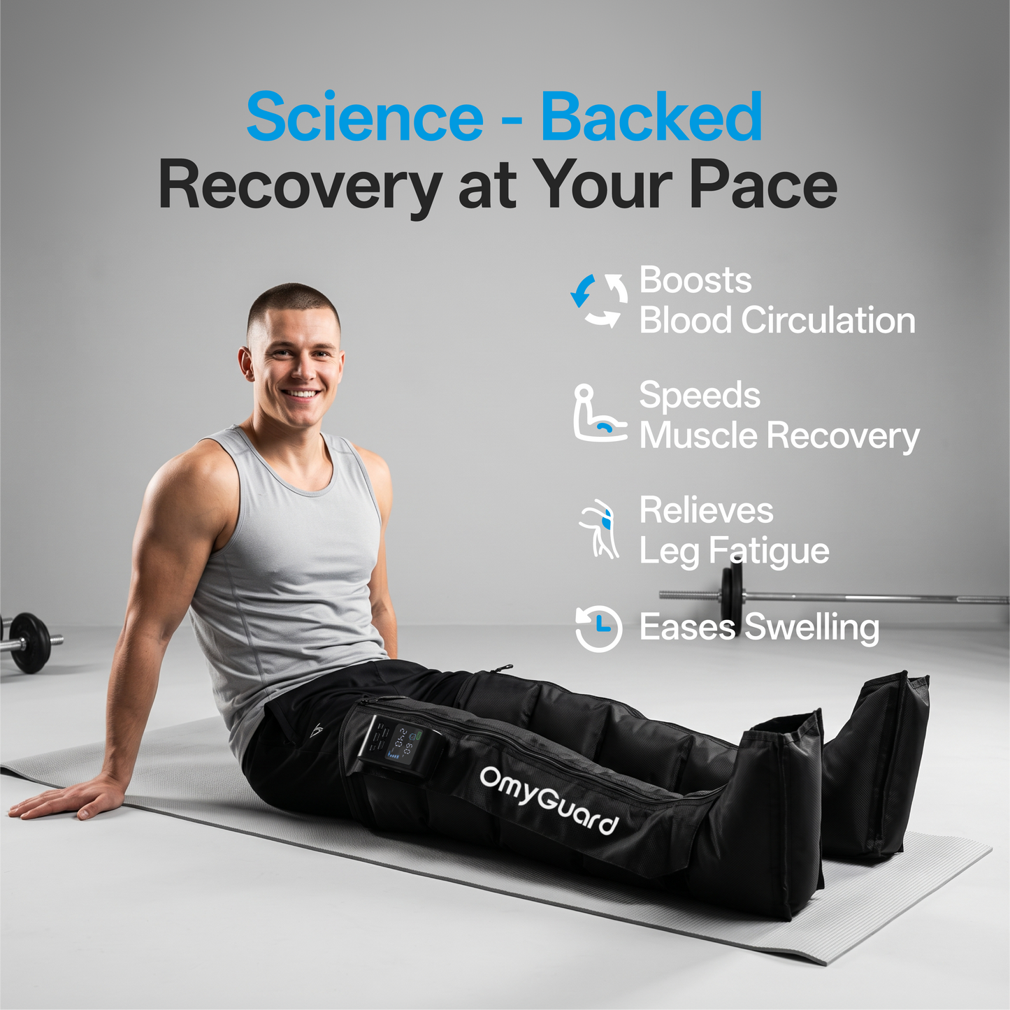 Cordless Leg Compression Recovery Boots (Pair)
