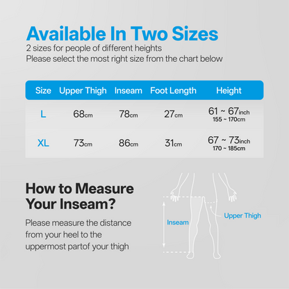 Cordless Leg Compression Recovery Boots (Pair)