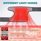 Cordless Hot Compress Red Light Therapy Belt for Shoulder &Knee Pain Relief