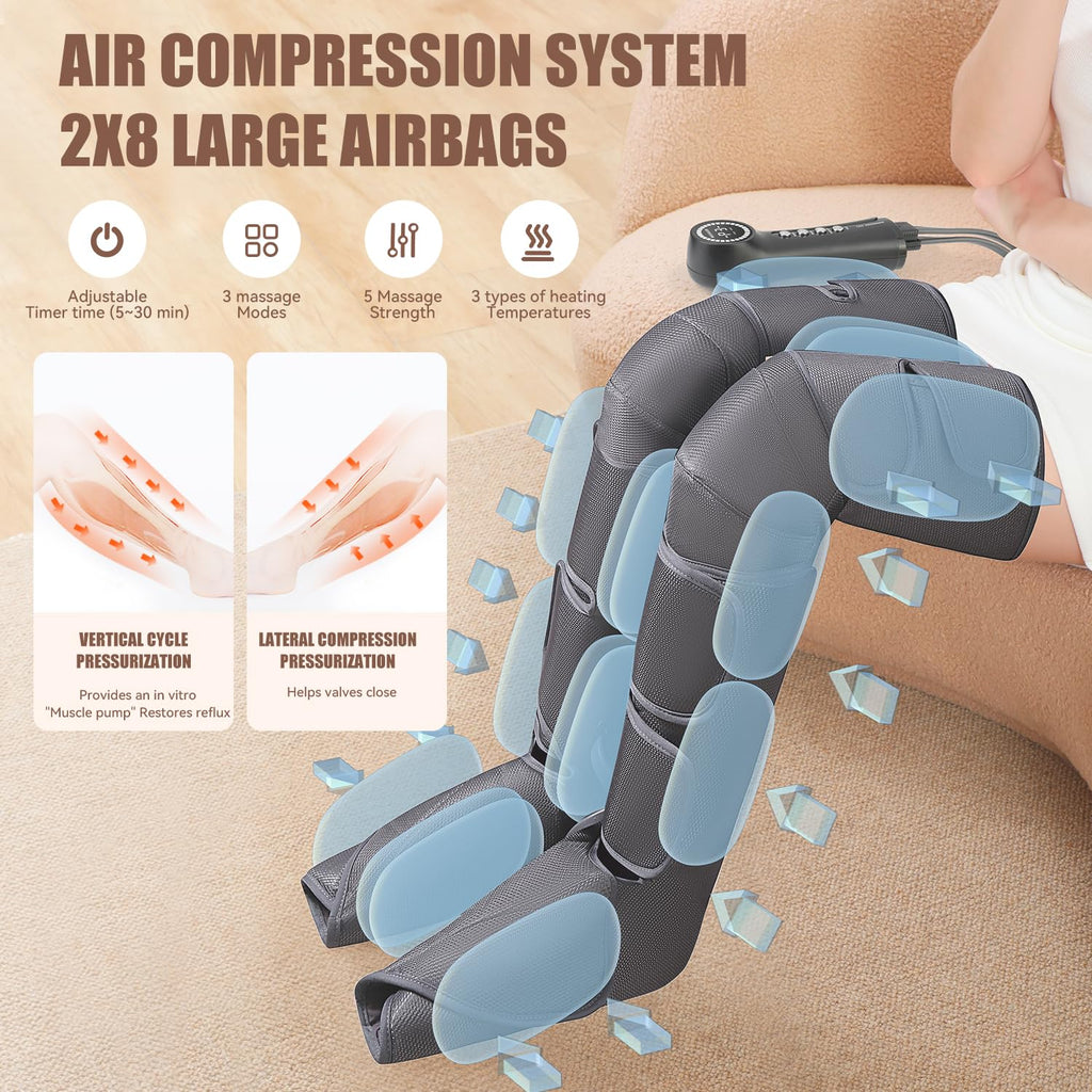 OmyGuard Air Compression Leg Massager -OMGLM004