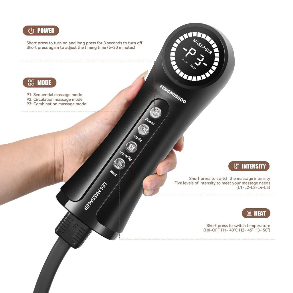 OmyGuard Air Compression Leg Massager -OMGLM004