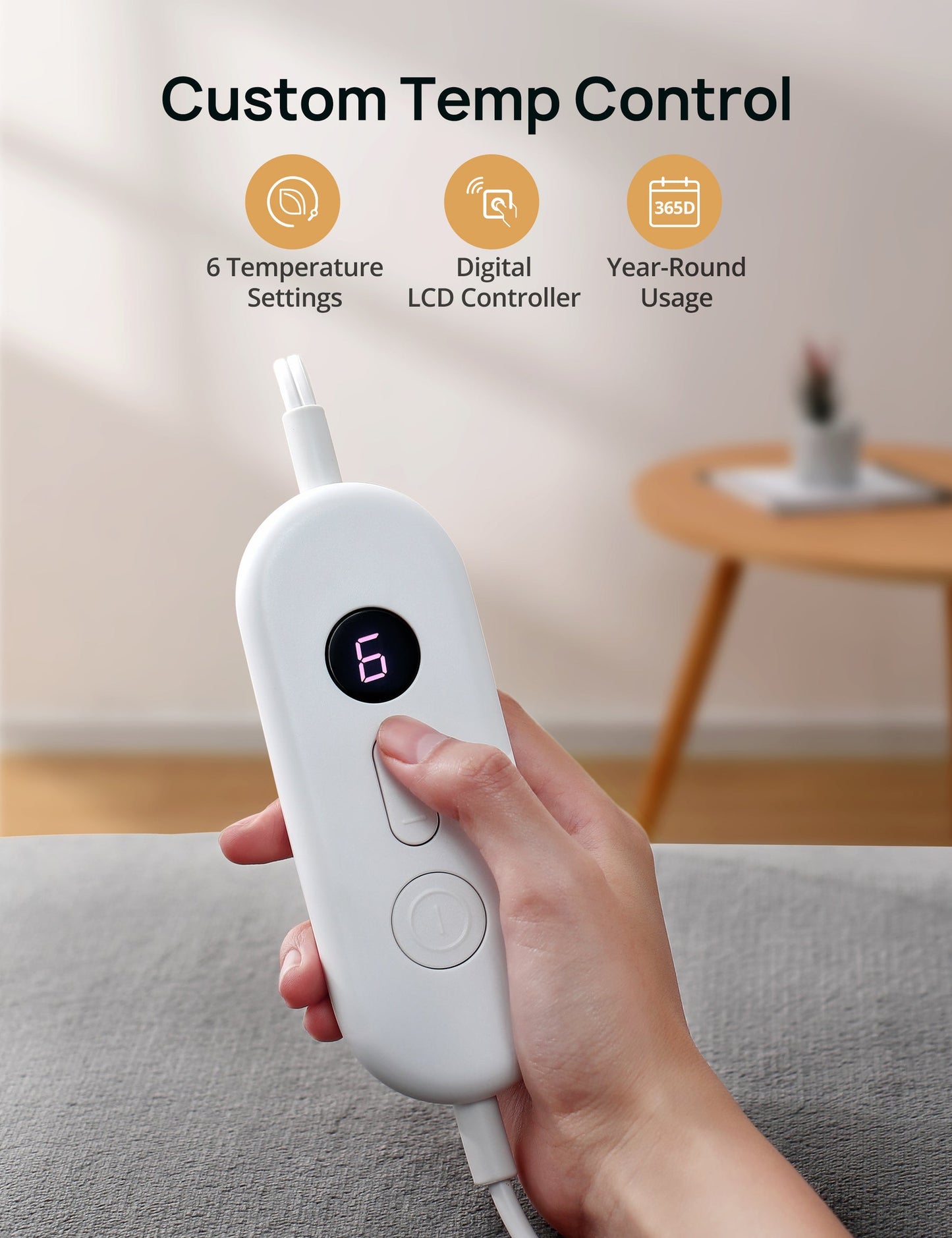 OmyGuard Electric Heated Pad for Back Pain