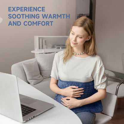 OmyGuard Electric Heating Pad for Back Pain Cramps Relief 12"x 24"(30*60cm)