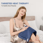 OmyGuard Electric Heating Pad for Back Pain Cramps Relief 12"x 24"