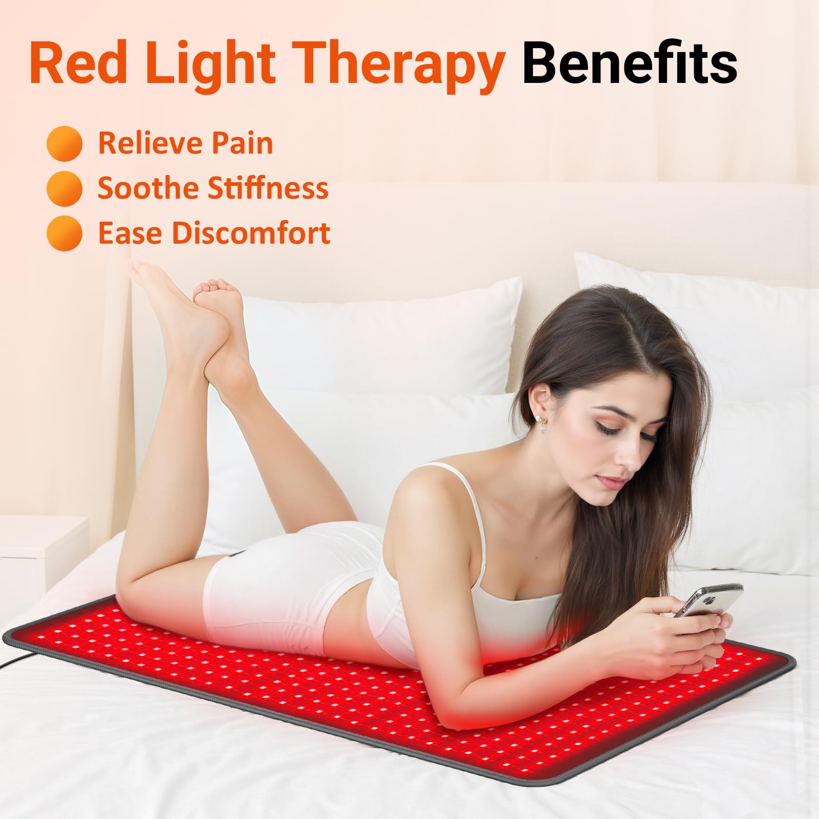 OmyGuard Large Red Light Therapy Mat for Body
