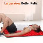 OmyGuard Large Red Light Therapy Mat for Body