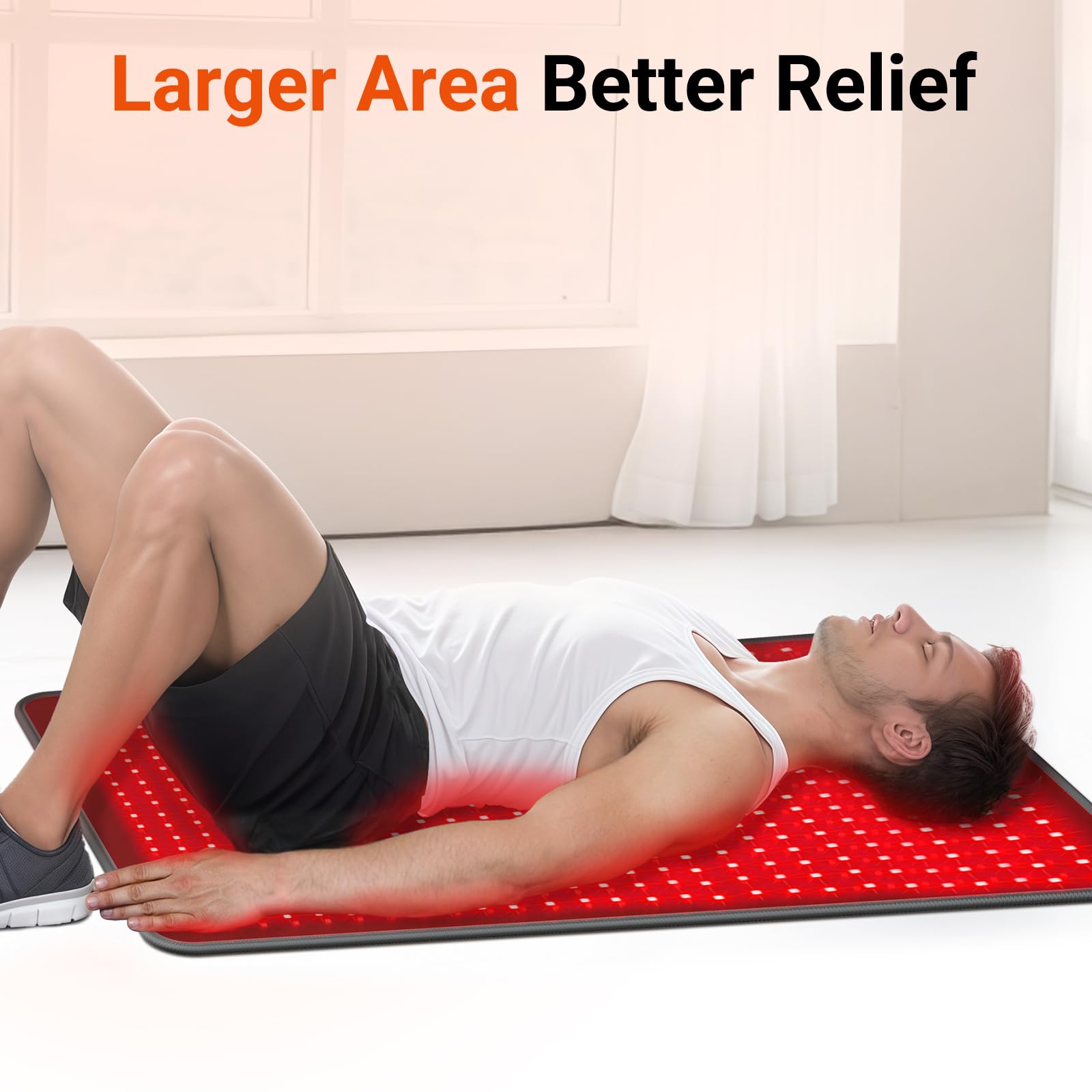 OmyGuard Large Red Light Therapy Mat for Body