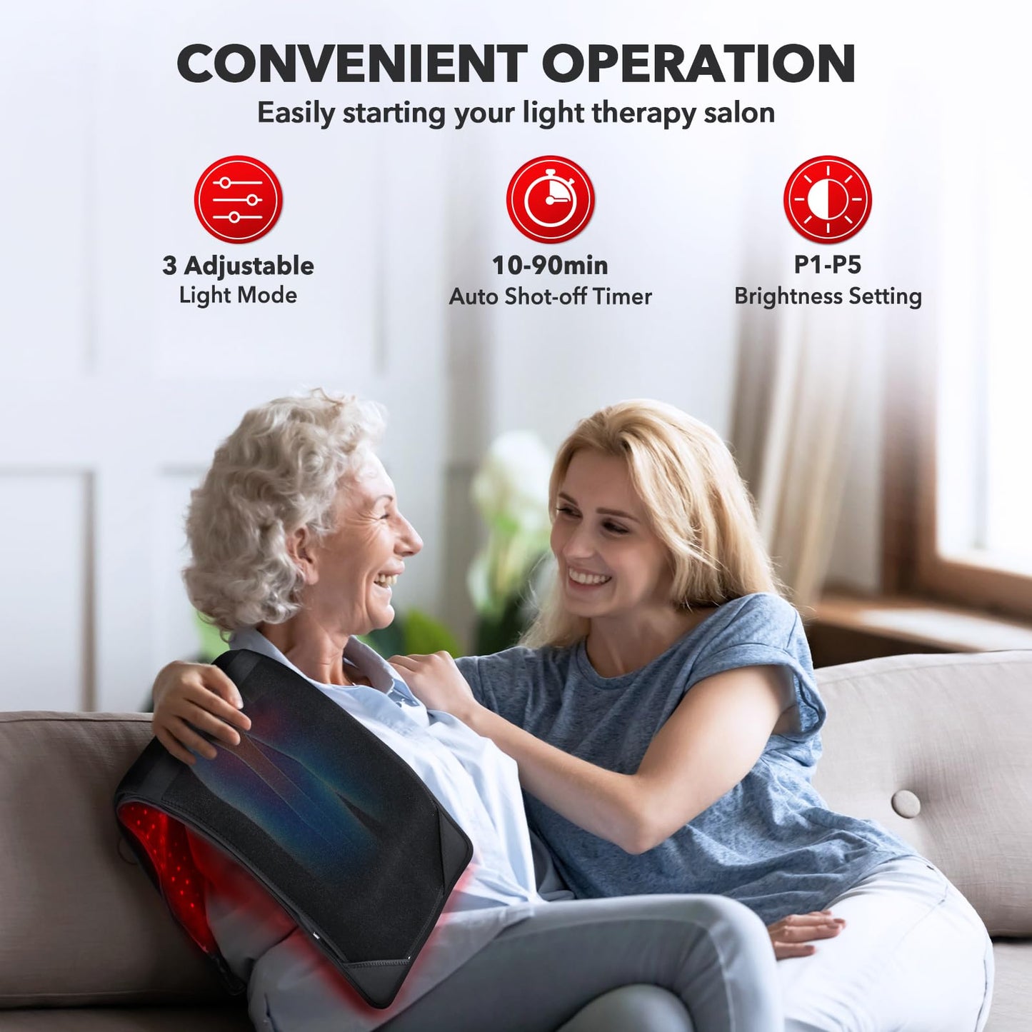 OmyGuard Large Red Light Therapy Mat for Body