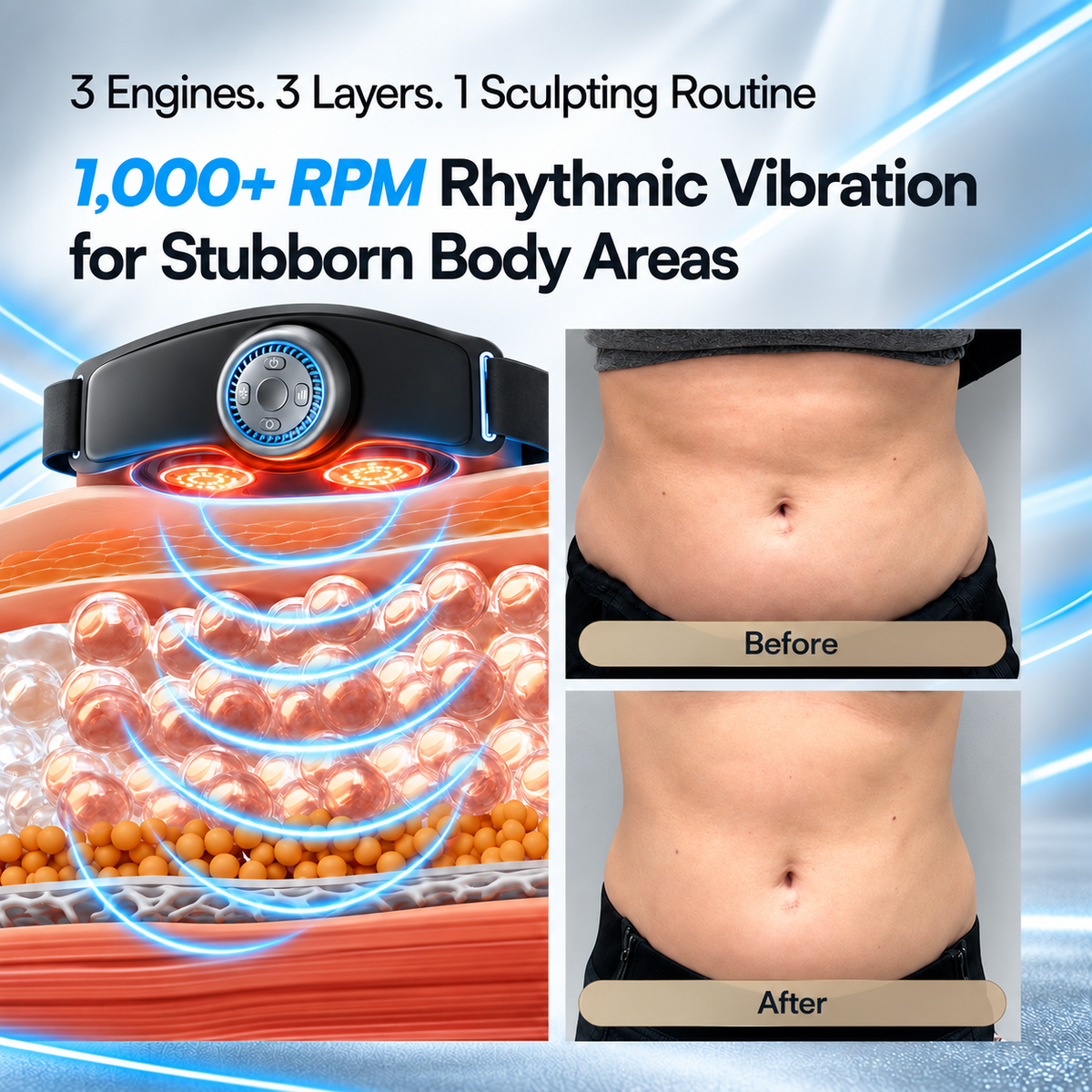 TURBO Ab Vibration Belt