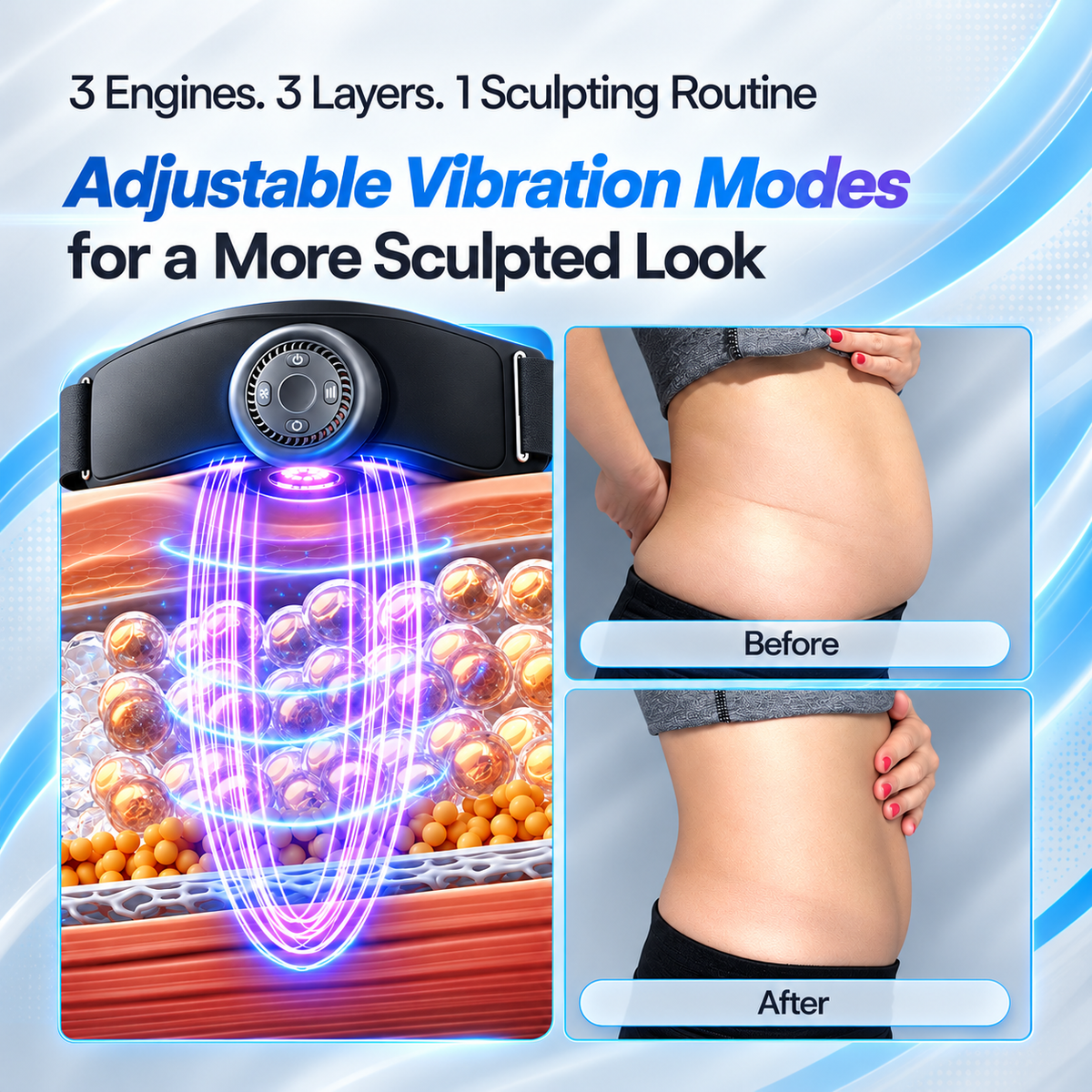 TURBO Ab Vibration Belt
