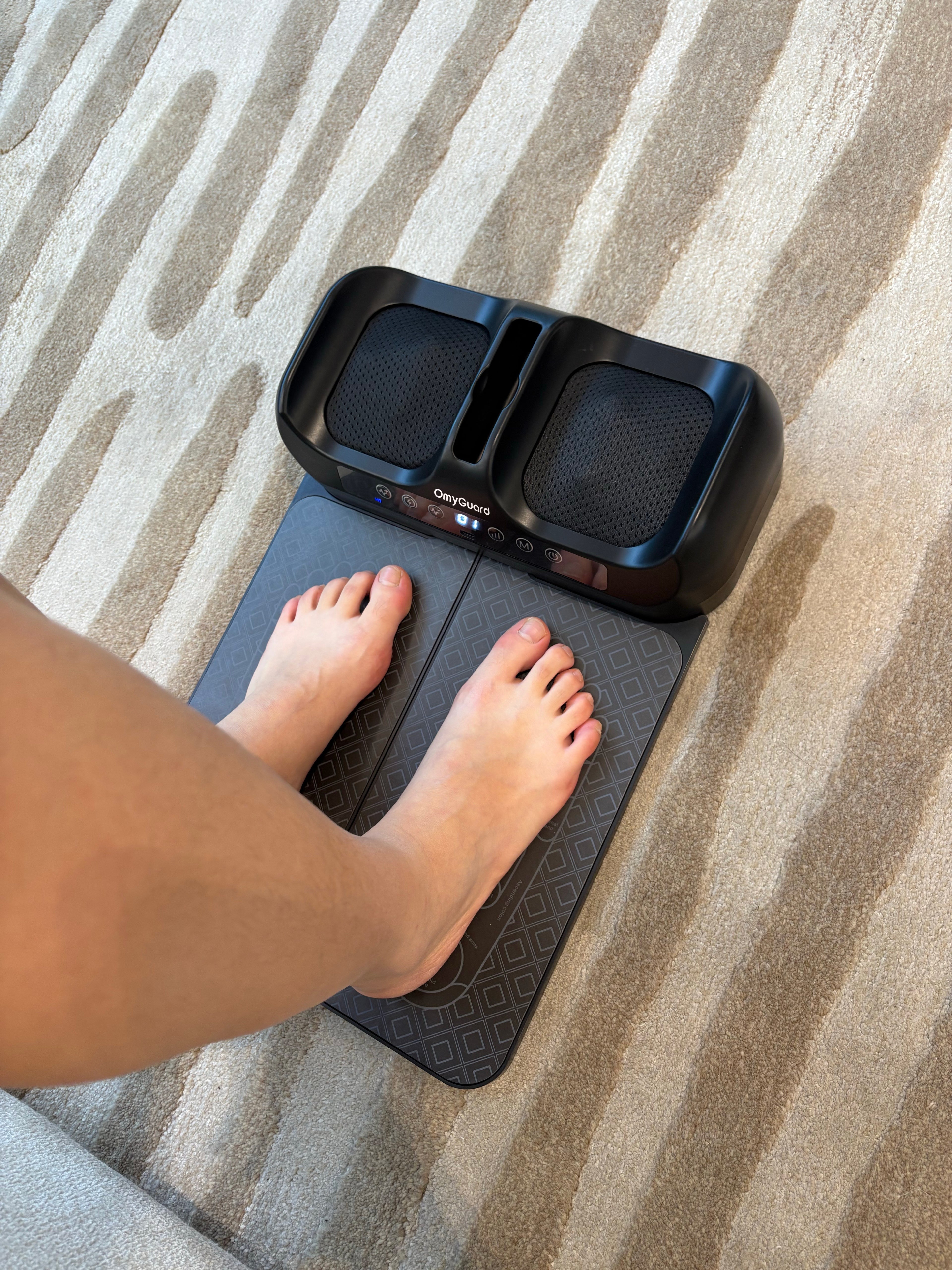 OmyGuard  Cordless 2-in-1 Shiatsu & EMS Foot Circulation Massager