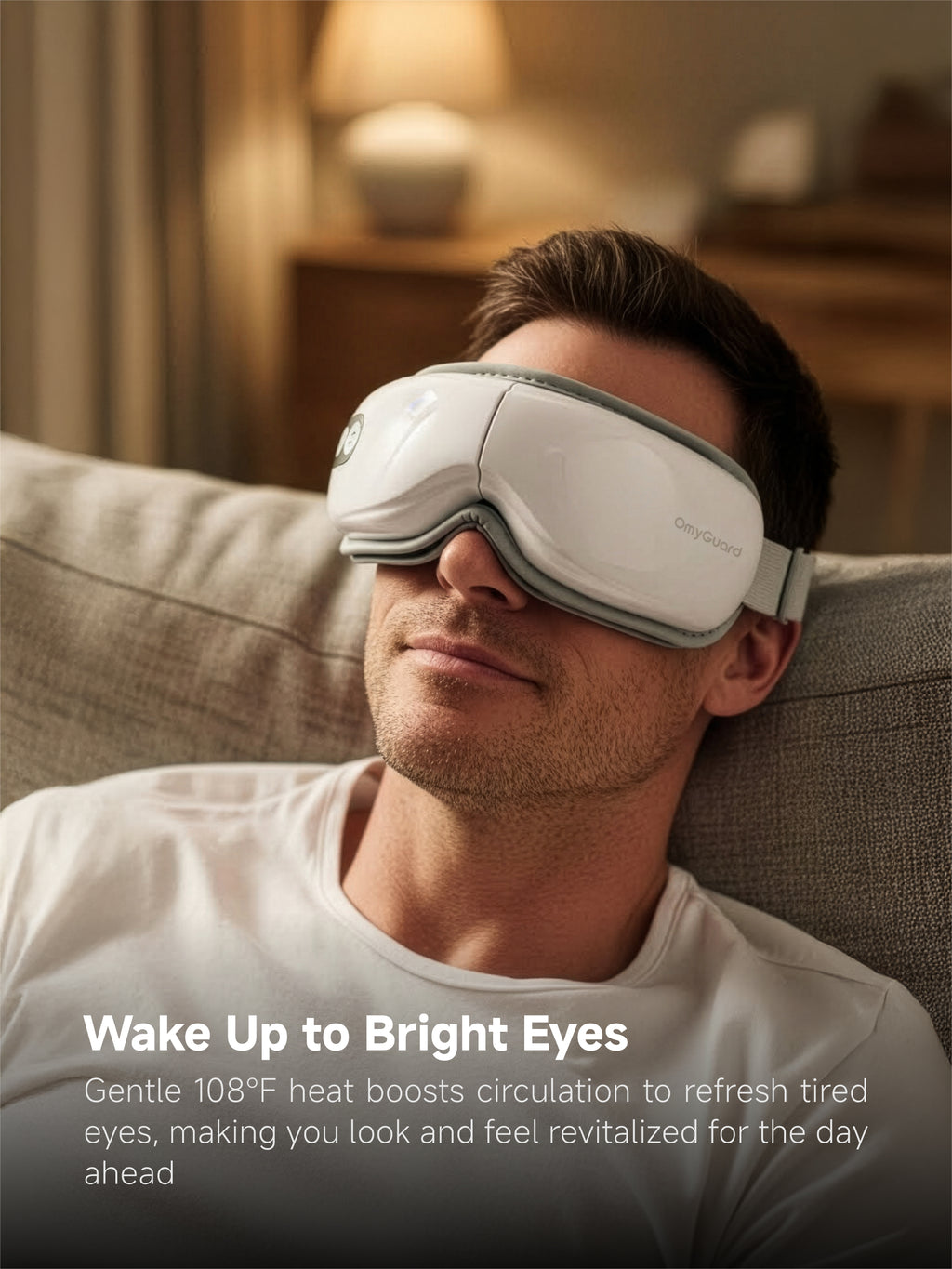 OmyGuard Air Pressure Eye Therapy Massager With Heat