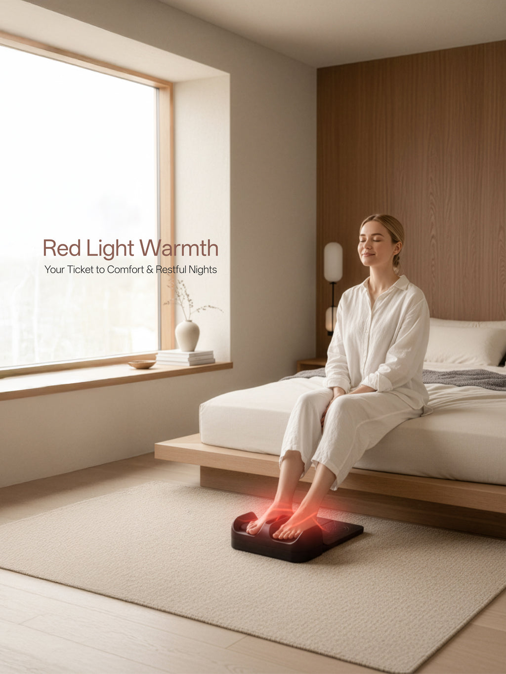 OmyGuard  Cordless 2-in-1 Shiatsu & EMS Foot Circulation Massager