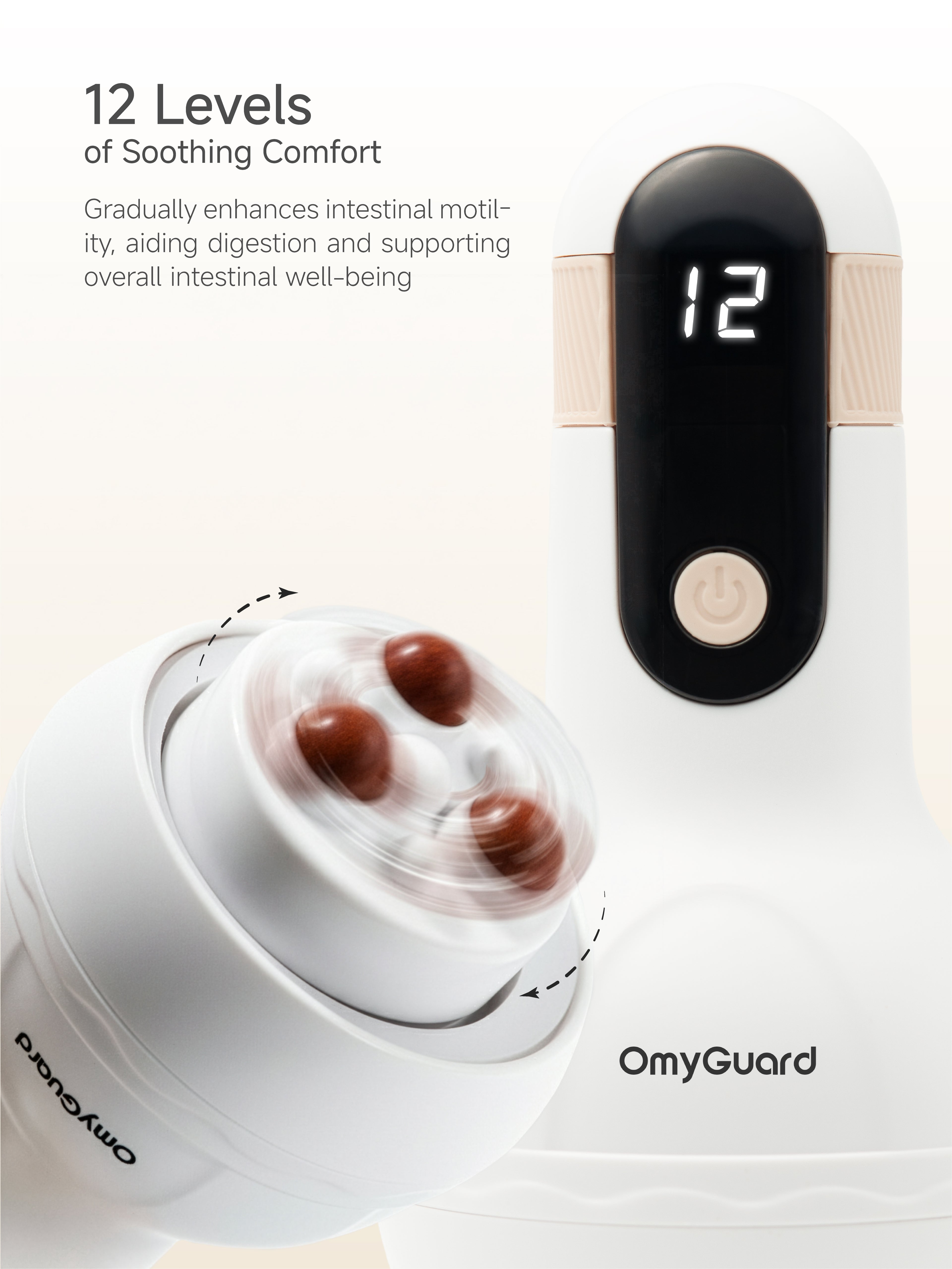 OmyGuard Cordless Handheld Abdominal Massager