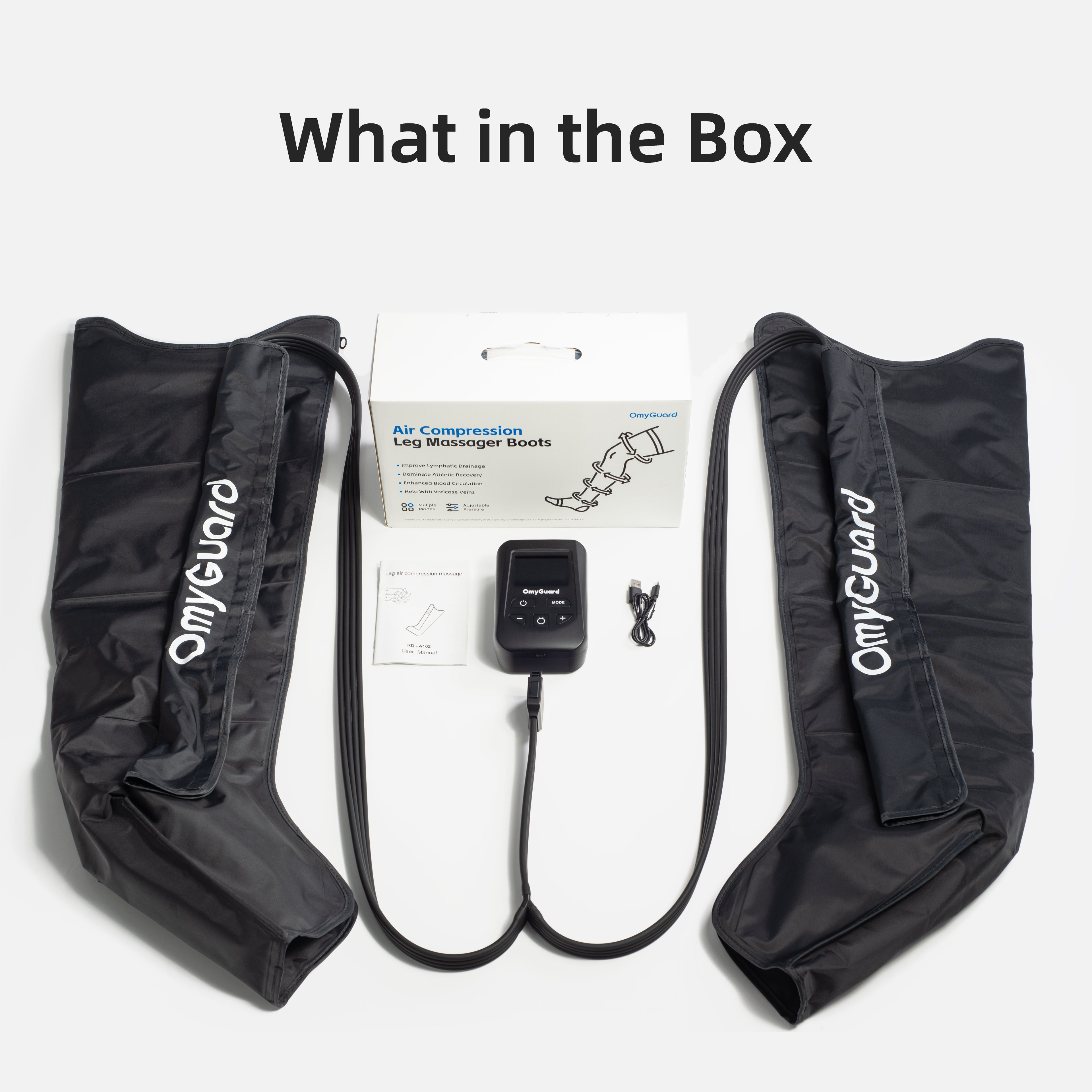 OmyGuard Cordless Leg Compression Recovery Boots