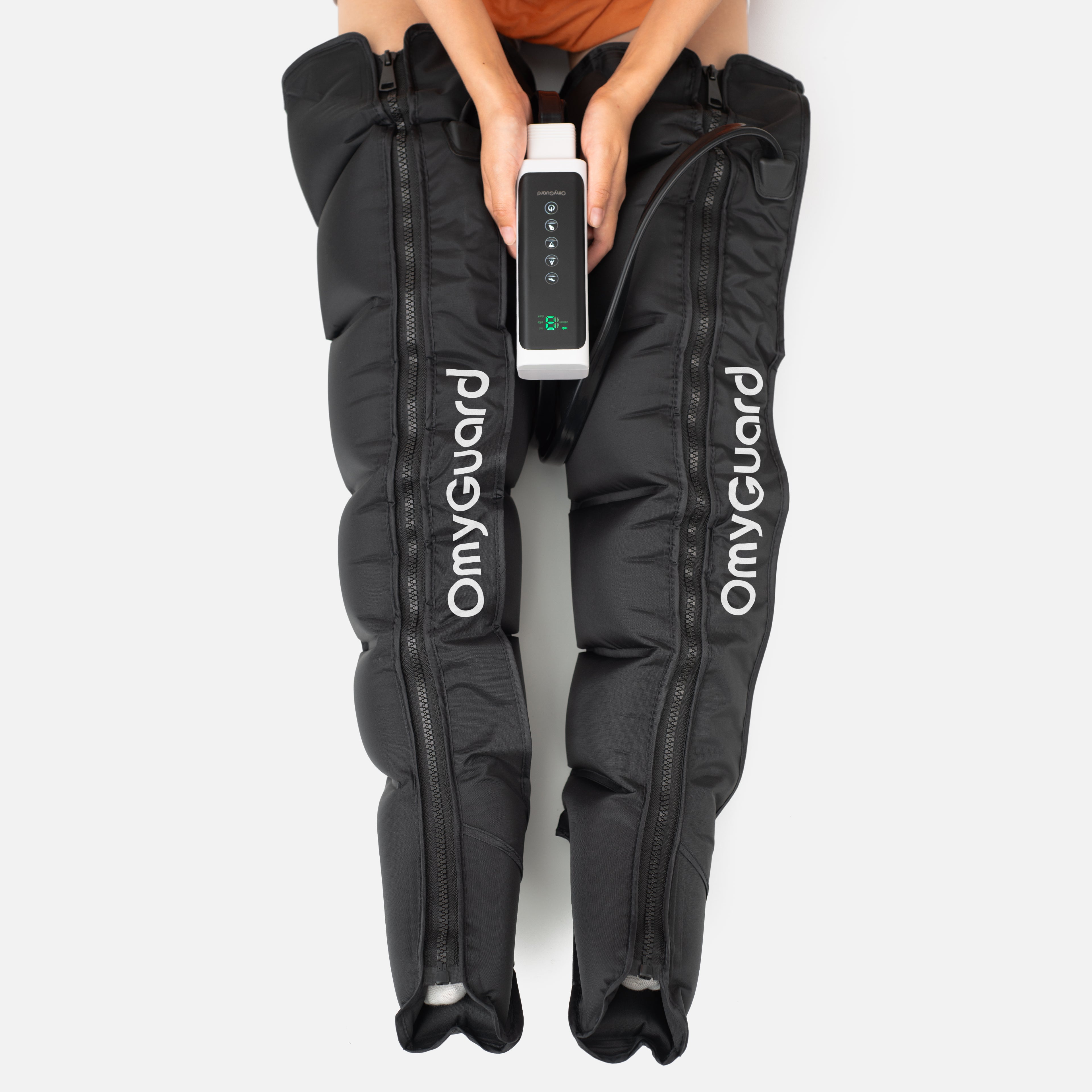 OmyGuard Full 6-Zone Pressure Leg Massager Boots -Corded